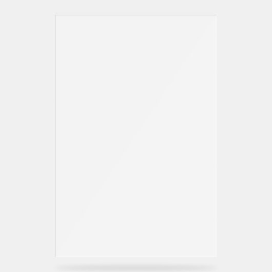 Acrylic Sign Acrylschild (Vorderseite)