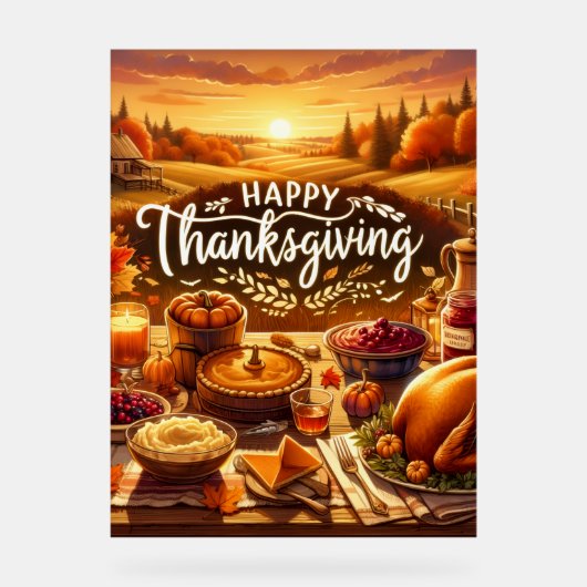 Acrylic Sign Acrylschild (Vorderseite)