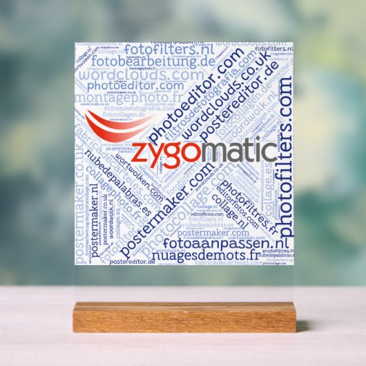 Acrylic Sign (square) Acrylschild (Neutral)