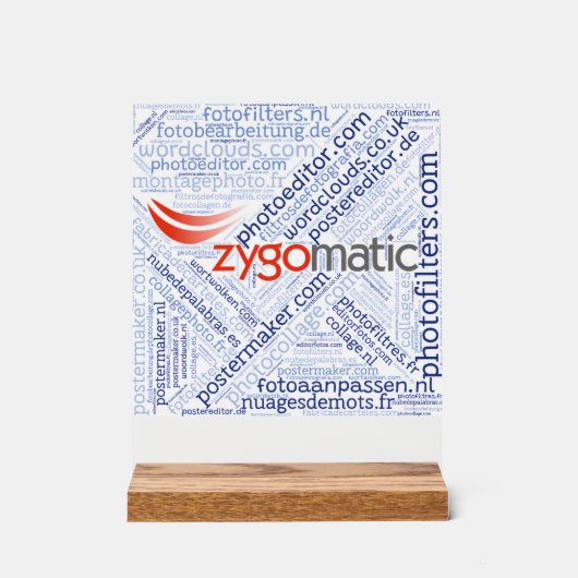 Acrylic Sign (square) Acrylschild (Vorderseite)