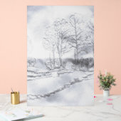 ACRYLIC SIGN TREE LINE DESIGN STYLE ACRYLSCHILD (Hochzeit)