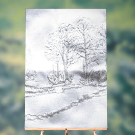 ACRYLIC SIGN TREE LINE DESIGN STYLE ACRYLSCHILD