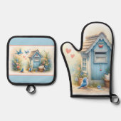 Acrylic Tray Ofenhandschuh & Topflappen-Set (Vorderseite)