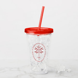 Acrylic Tumbler in Red Acryltrinkbecher