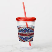 Acrylic Tumbler mit britischer Farbgestaltung Acryltrinkbecher (Links)