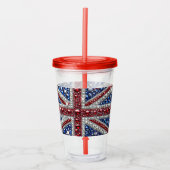 Acrylic Tumbler mit britischer Farbgestaltung Acryltrinkbecher (Vorderseite)