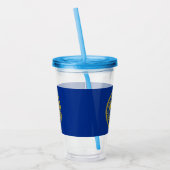 Acrylic Tumbler mit der Flagge Nebraskas Acryltrinkbecher (Links)