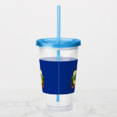 Acrylic Tumbler mit der Flagge von Vermont Acryltrinkbecher (Rechts)