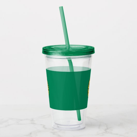 Acrylic Tumbler mit Fahne des Washingtoner Staat Acryltrinkbecher (Links)