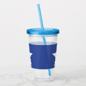 Acrylic Tumbler mit Fahne von Houston, Texas Acryltrinkbecher (Links)