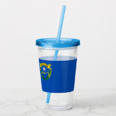 Acrylic Tumbler mit Fahne von Nevada Acryltrinkbecher (Rückseite)
