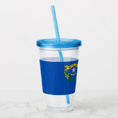 Acrylic Tumbler mit Fahne von Nevada Acryltrinkbecher (Links)