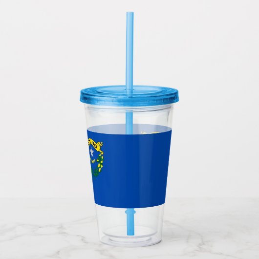 Acrylic Tumbler mit Fahne von Nevada Acryltrinkbecher (Vorderseite)