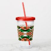 Acrylic Tumbler mit irischer Farbgestaltung Acryltrinkbecher (Links)