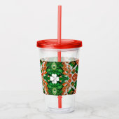 Acrylic Tumbler mit irischer Farbgestaltung Acryltrinkbecher (Vorderseite)