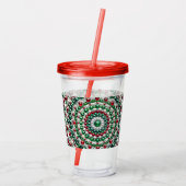 Acrylic Tumbler mit italienischer Farbgestaltung Acryltrinkbecher (Rückseite)
