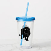 Acrylic Tumbler mit Lion Acryltrinkbecher (Rückseite)