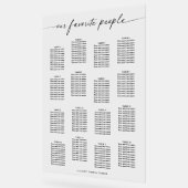 Acrylic Unsere Lieblings-Leute Hochzeitskarte Acrylschild (Winkel)