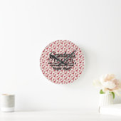 Acrylic wall clock  - Grandma's kitchen Runde Wanduhr (Zuhause)