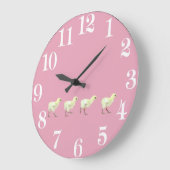 Acrylic Wall Clock Große Wanduhr (Winkel)