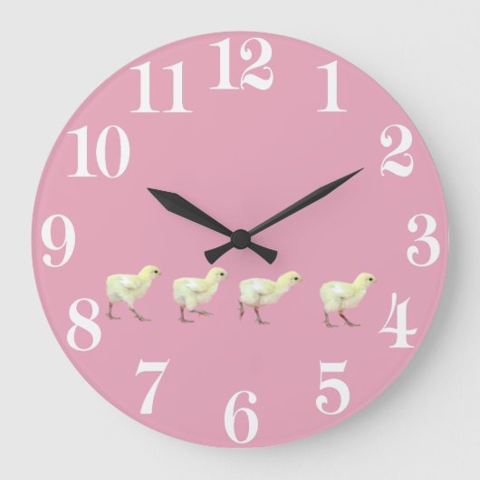 Acrylic Wall Clock Große Wanduhr (Vorderseite)