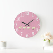 Acrylic Wall Clock Große Wanduhr (Zuhause)