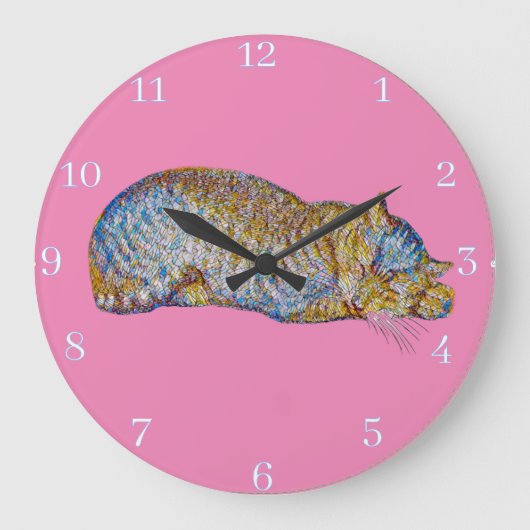 Acrylic Wall Clock Große Wanduhr (Vorderseite)
