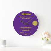 Acrylic Wall Clock Große Wanduhr (Zuhause)