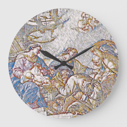 Acrylic Wall Clock Große Wanduhr (Vorderseite)