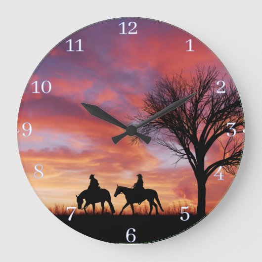 Acrylic Wall Clock Große Wanduhr (Vorderseite)