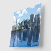 Acrylic Wall Clock Quadratische Wanduhr (Winkel)