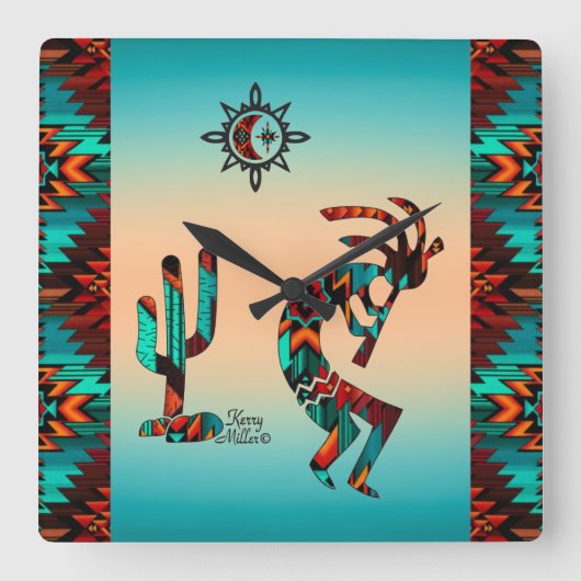 Acrylic Wall Clock Quadratische Wanduhr (Vorderseite)