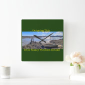 Acrylic Wall Clock Quadratische Wanduhr (Zuhause)