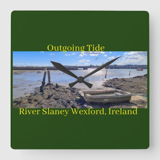 Acrylic Wall Clock Quadratische Wanduhr (Vorderseite)