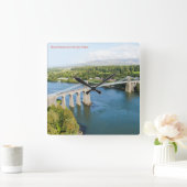 Acrylic Wall Clock Quadratische Wanduhr (Zuhause)