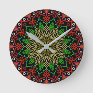 Acrylic Wall Clock, Round (Medium) Runde Wanduhr