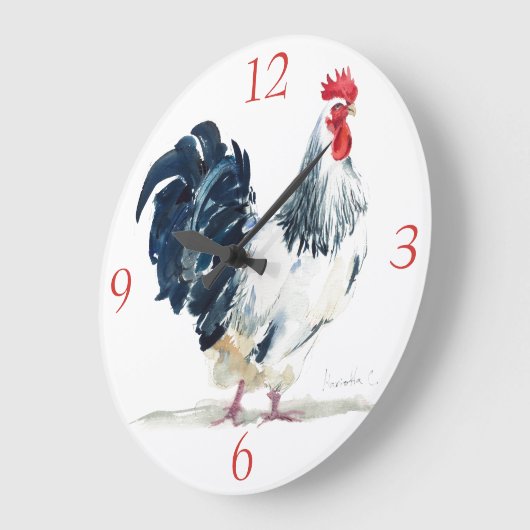 Acrylic Wall Clock, Square Square Wall Clock Große Wanduhr (Winkel)