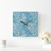 ACRYLIC WALL CLOCK : WILLIAM MORRIS DESIGNS QUADRATISCHE WANDUHR (Zuhause)