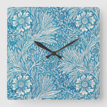 ACRYLIC WALL CLOCK : WILLIAM MORRIS DESIGNS