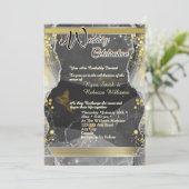 Acrylic Wedding Invitation Einladung (Stehend Vorderseite)