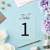 Acrylische Tischnummern (Insitu (Hochzeit))