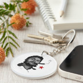 Acrylischer Schlüsselanhänger mit Che GUevara (Vorderseite rechts)