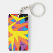 Acrylischer Schlüsselanhänger: Verwirrung Schlüsselanhänger (Rückseite)