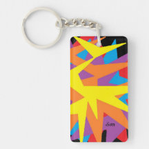 Acrylischer Schlüsselanhänger: Verwirrung