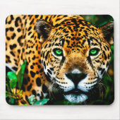 AcrylJaguar-Tier-Kunst Mousepad (Vorne)