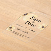 Acrylkarte Save the Date Acryleinladungen (Ablage )