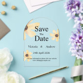 Acrylkarte Save the Date Acryleinladungen (Insitu (Hochzeit))