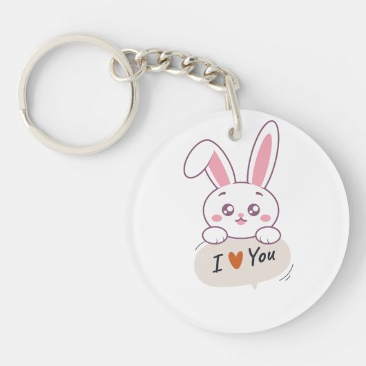 Acrylkette Schlüsselanhänger (Vorderseite)