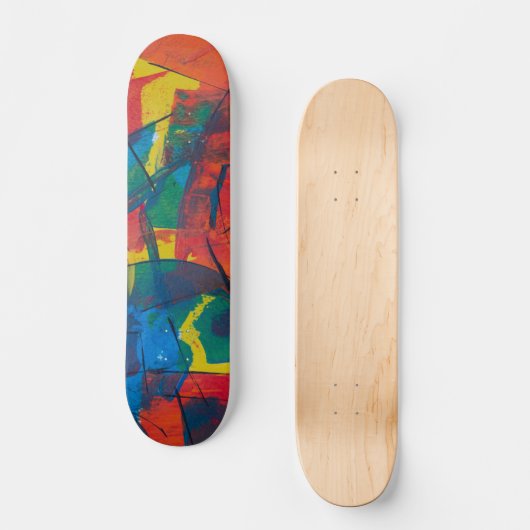 Acrylkunst-Skateboard Skateboard (Vorderseite)