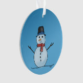 Acryllic-Schneemann-Ornament Ornament (Vorderseite)